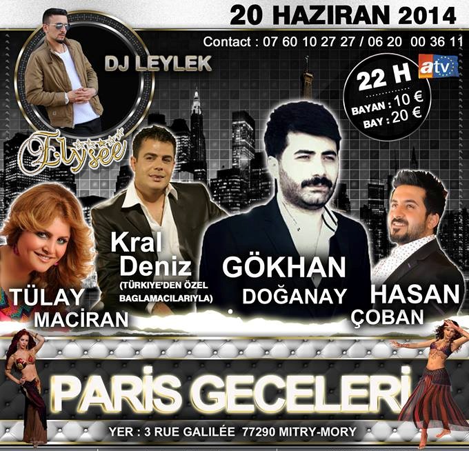 Soirée Arabesque avec Gökhan Doganay - 20 Juin 2014