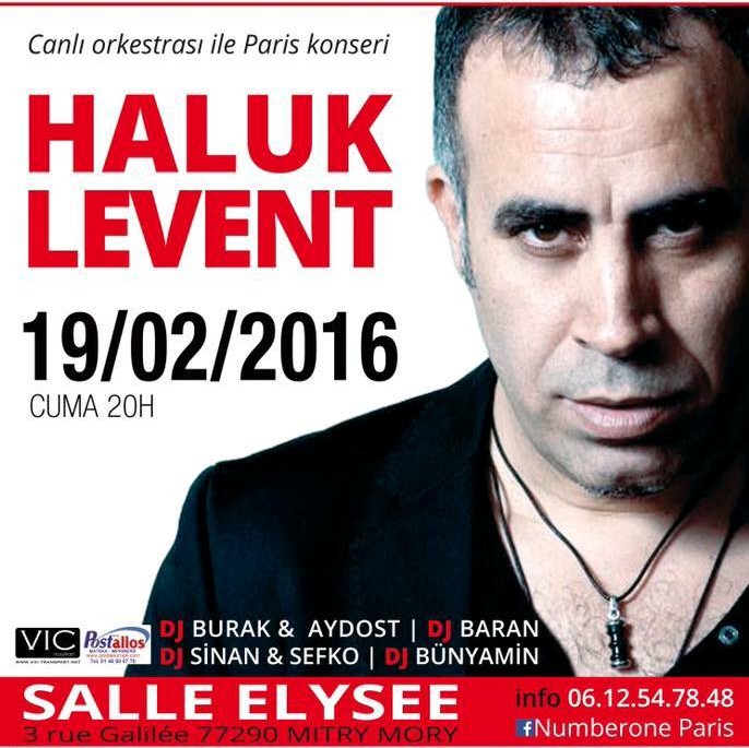 Concert de Haluk Levent - 19 Février 2016